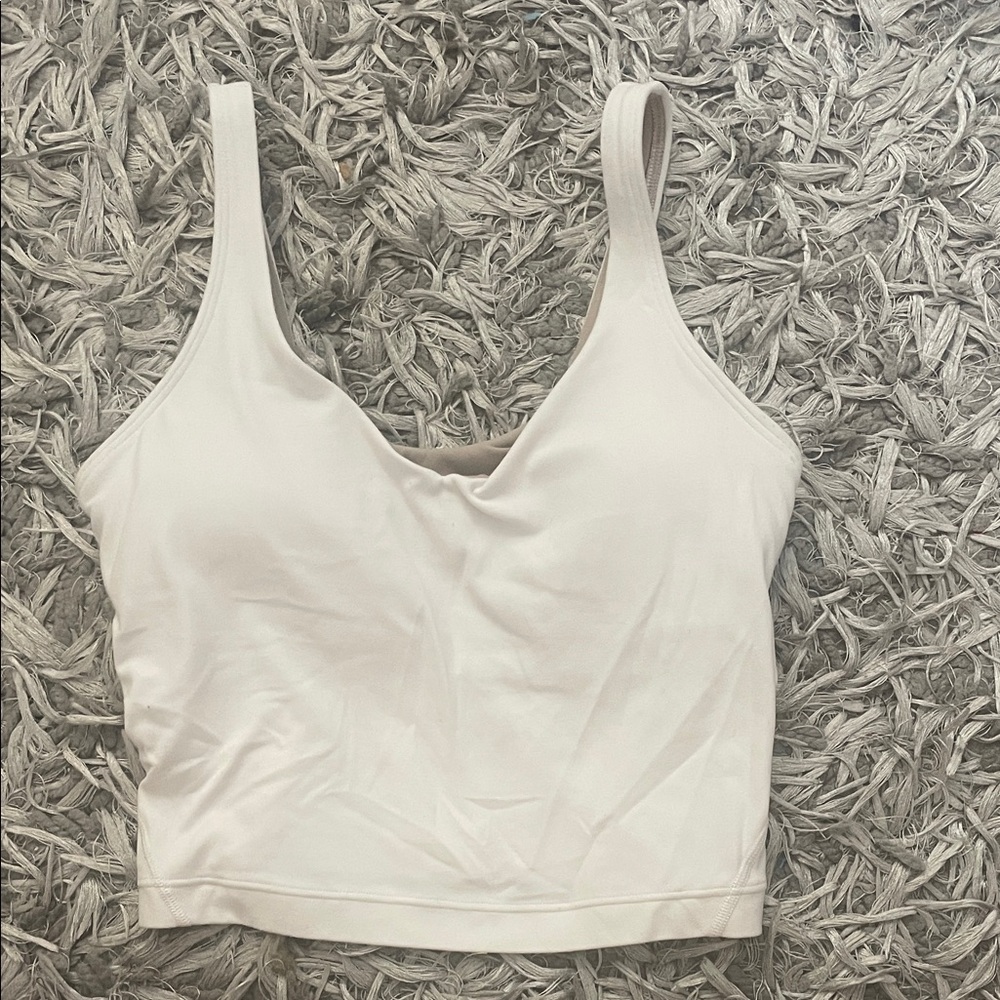 White Lululemon Align Tank - Size 2